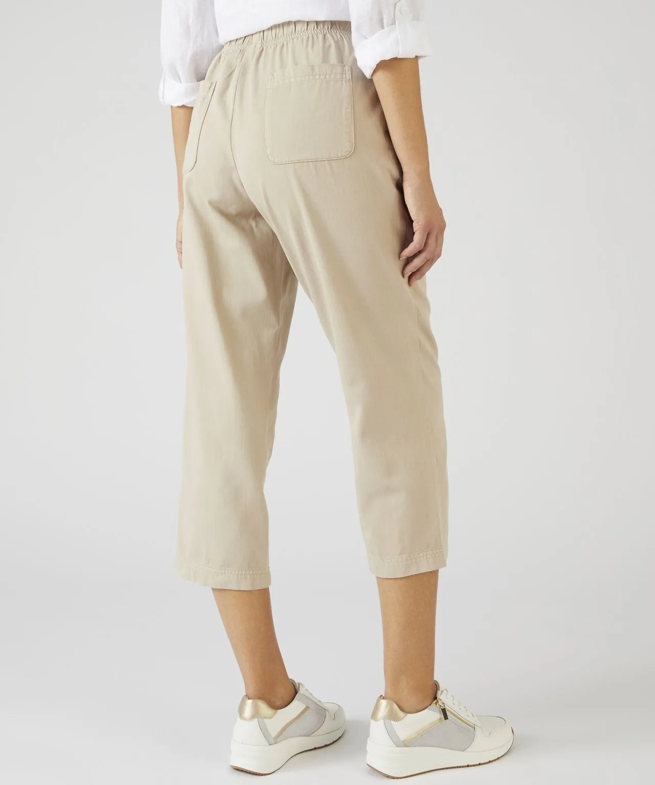 Crop Cotton Trousers