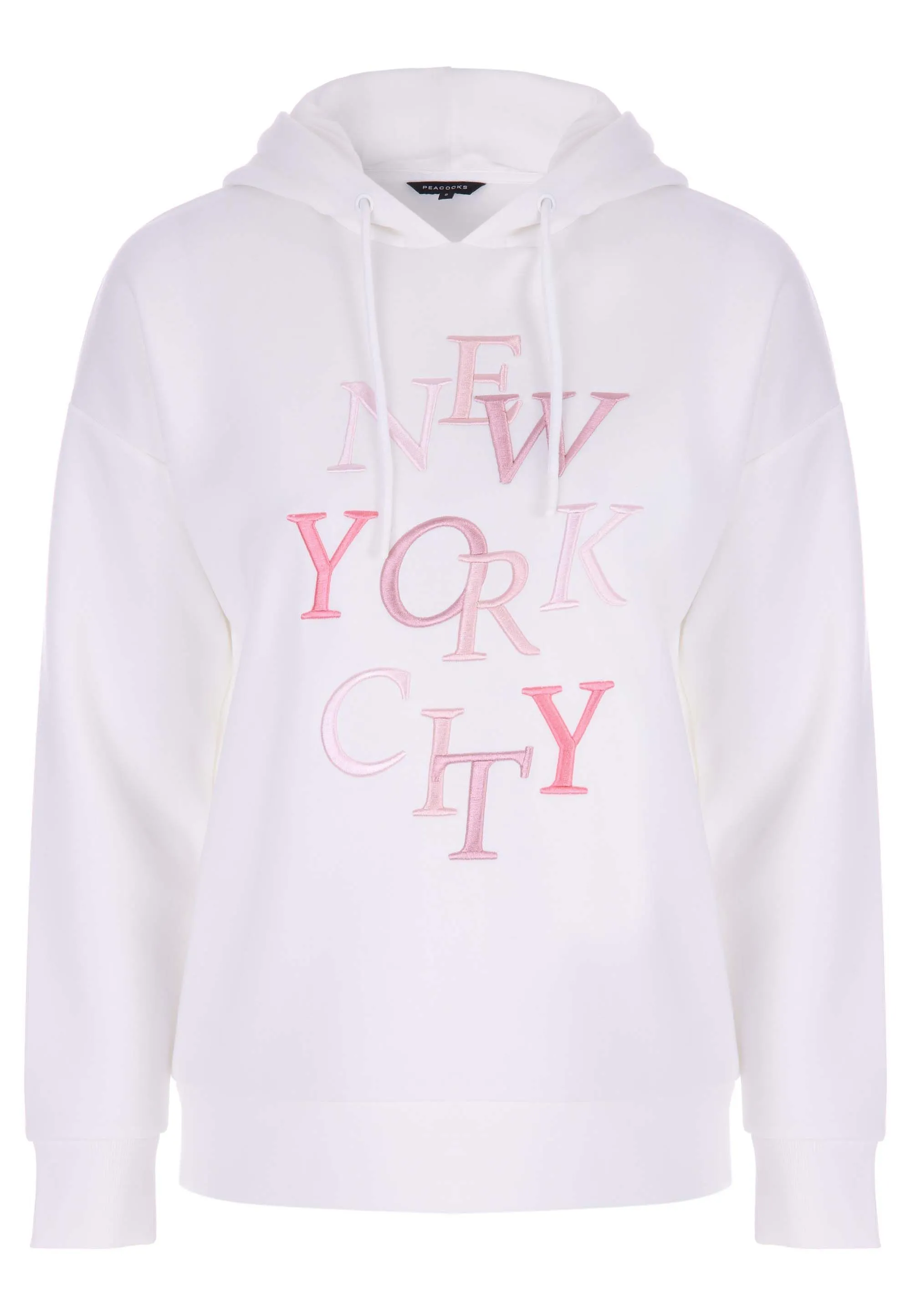 Cream Women's New York City Embroidered Hoody