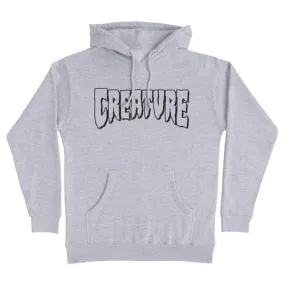 Creature Skateboards Grey Heather Logo Outline Hoody Pullover