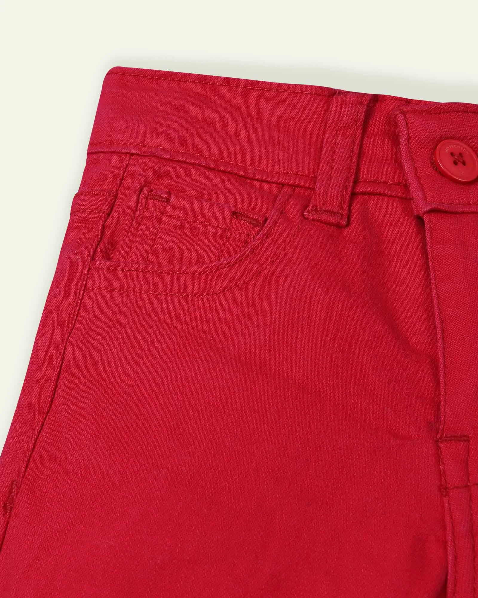 Crimson Twill Shorts