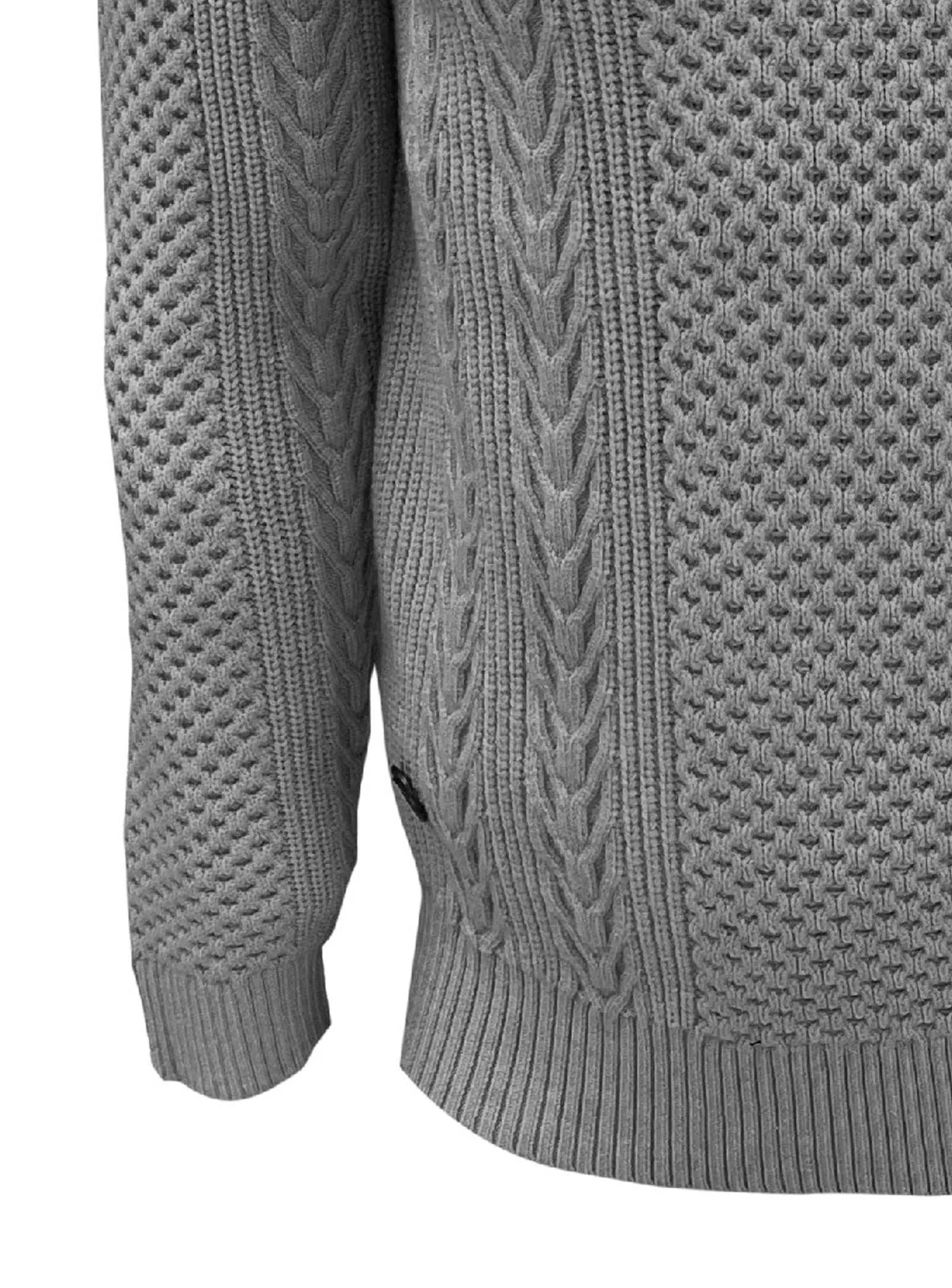 CUDI Cable Knit Cashmere Sweater || CUDI Twisted Knit Cashmere-Effect Pullover