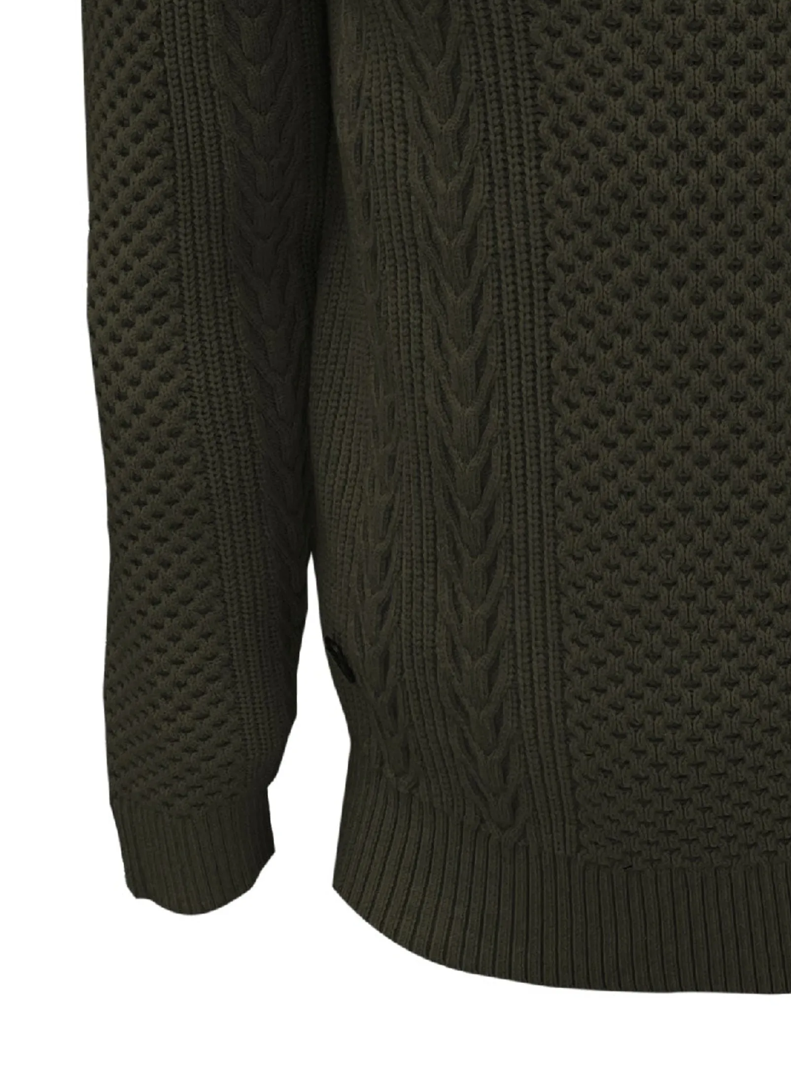 CUDI Cable Knit Cashmere Sweater || CUDI Twisted Knit Cashmere-Effect Pullover