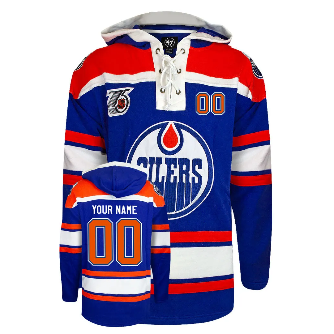 Customizable Oilers Retro Lacer Hoody