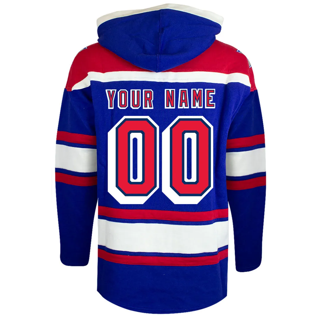 Customizable Rangers Fleece Lacer Hoody