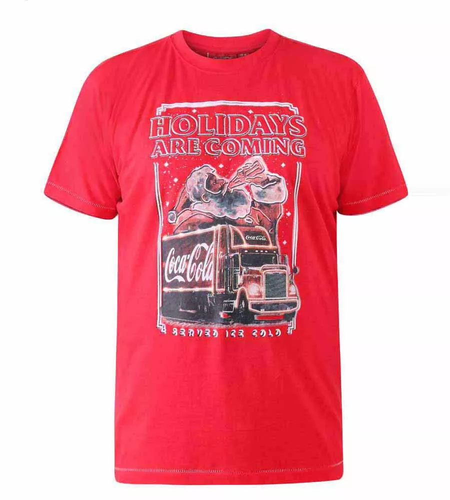 D555 Mens Coca Cola Truck Christmas T-shirt Official Licensed Product (DALTON)