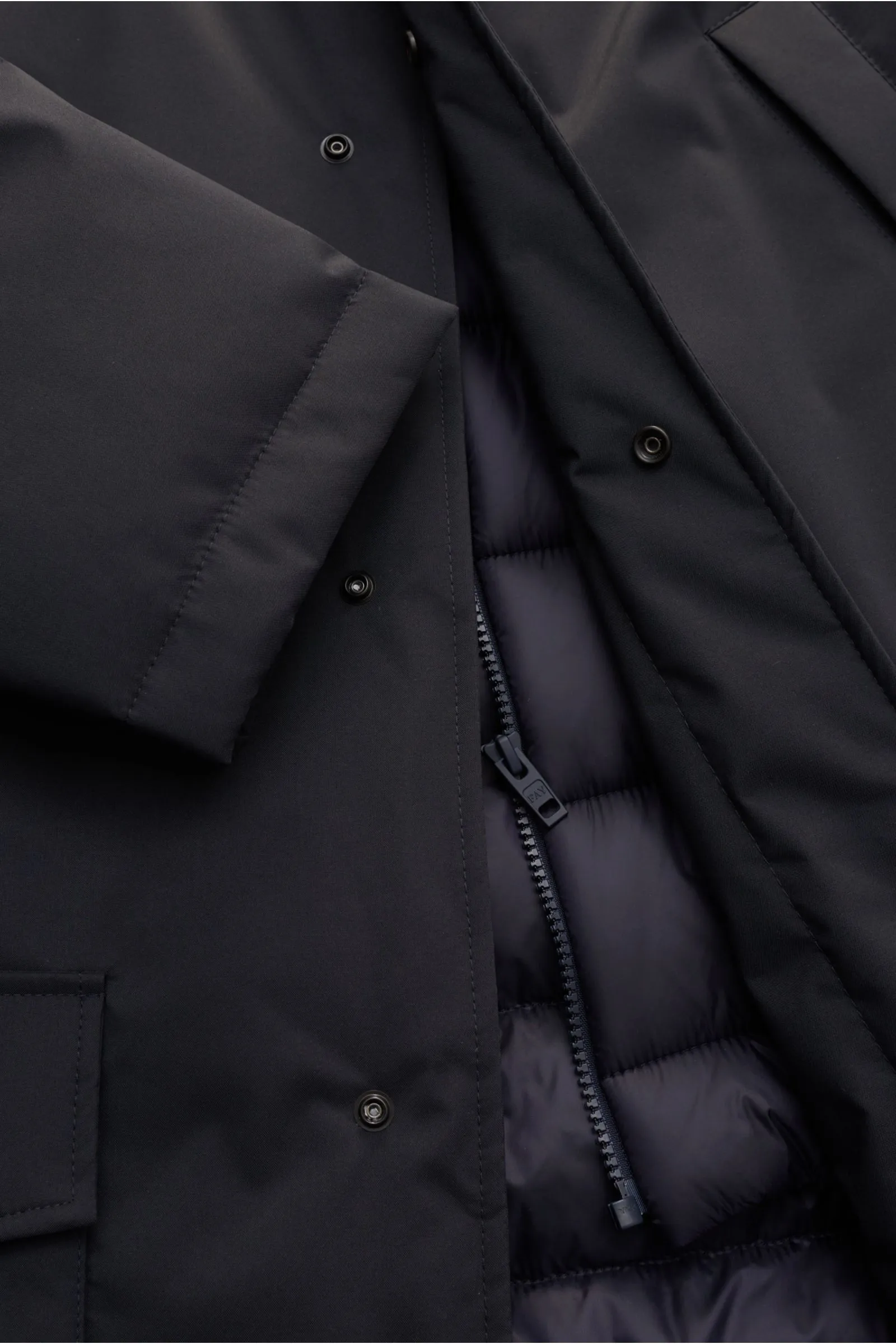 Dark navy FAY down coat