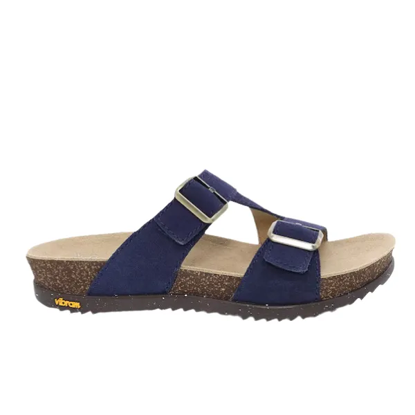 Dayna Navy Suede Sandal by Dansko - Women's