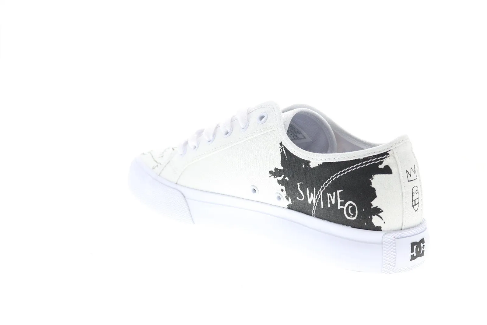 DC Basquiat Men's White Sneakers - Collaboration & Limited Edition