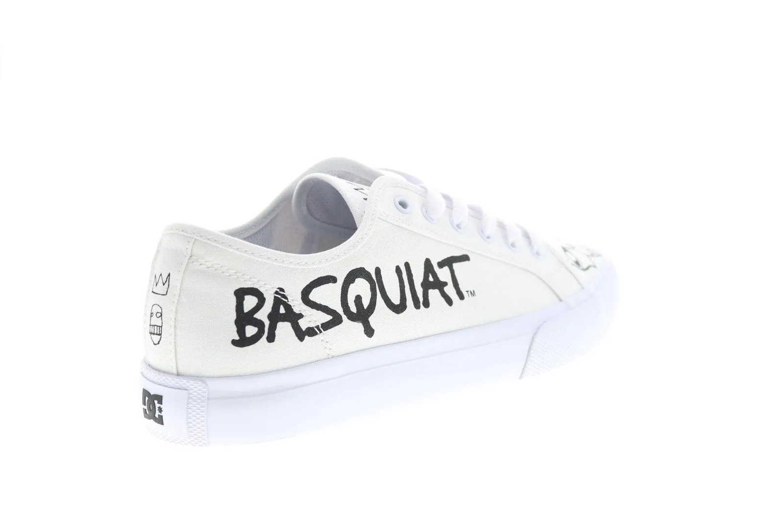 DC Basquiat Men's White Sneakers - Collaboration & Limited Edition