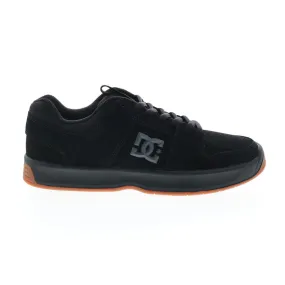 DC Lynx Zero ADYS100615-BGM Men's Black Nubuck Skate Sneakers