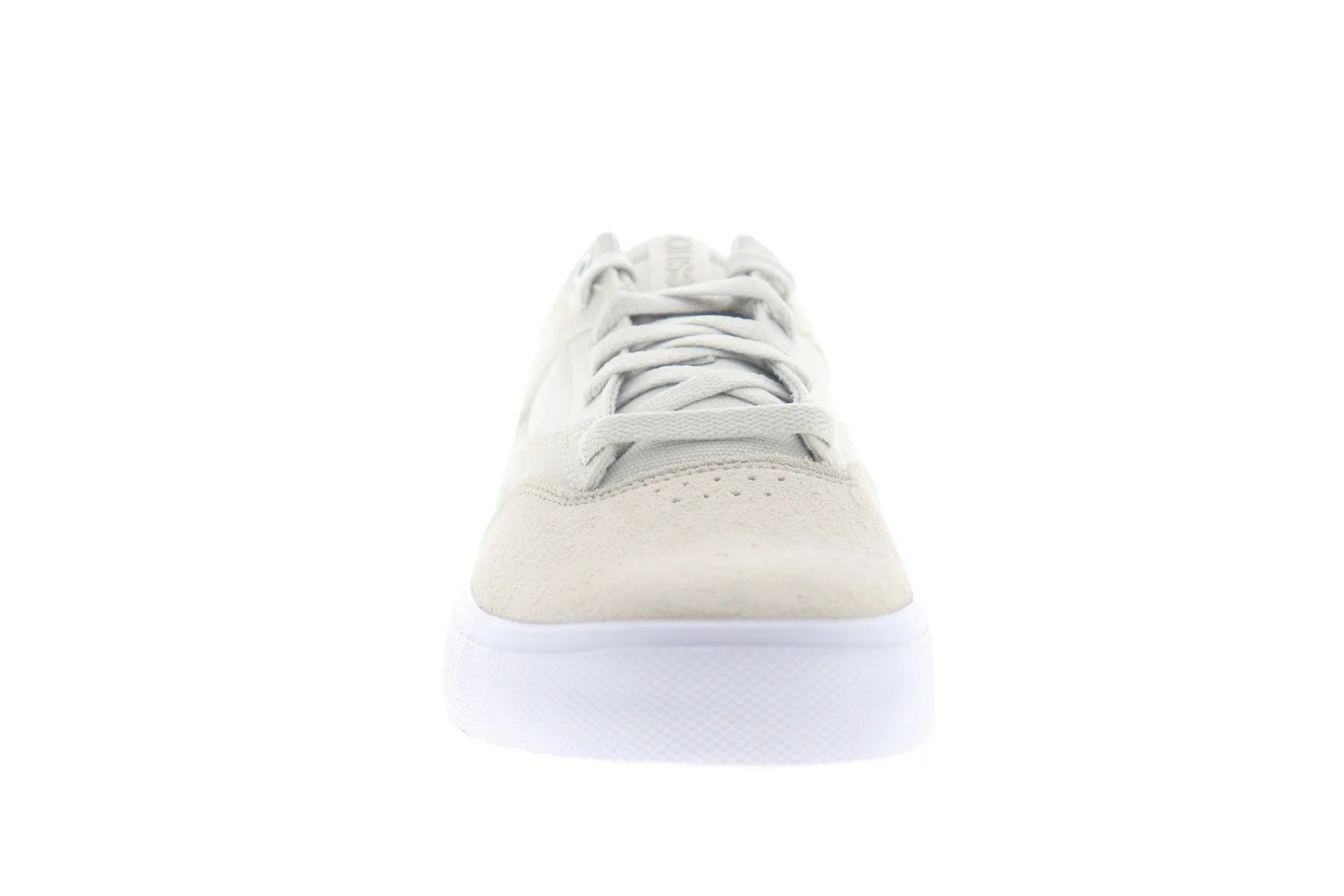 DC Mens Gray Suede Skate Sneakers ADYS300569.