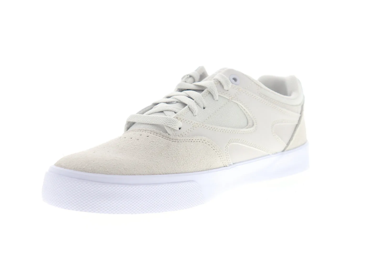 DC Mens Gray Suede Skate Sneakers ADYS300569.