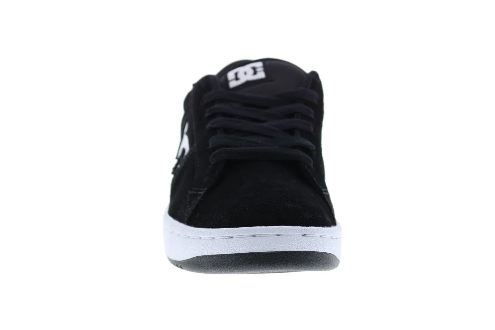 DC Striker ADYS100624 Men's Black Suede Skate Sneakers