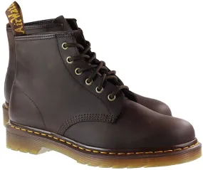 Dr Martens 101 Crazy Horse Dark Brown Men's Shoes