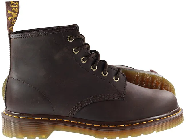 Dr Martens 101 Crazy Horse Dark Brown Men's Shoes