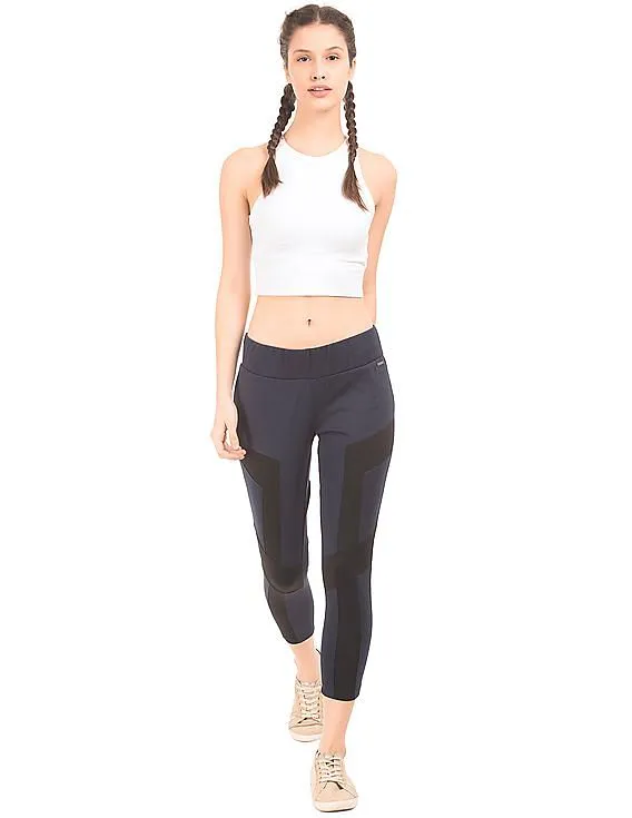 EdHardy Women Colour Block Panelled Leggings