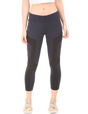 EdHardy Women Colour Block Panelled Leggings