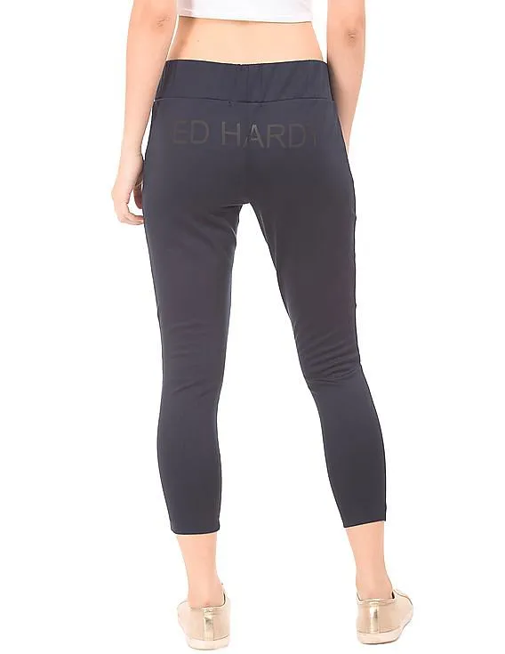 EdHardy Women Colour Block Panelled Leggings