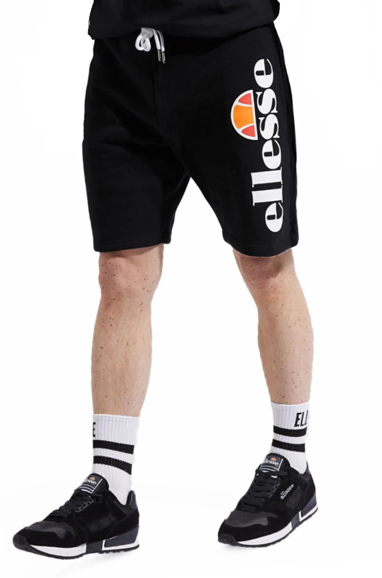 Ellesse Bossini Black Jog Shorts