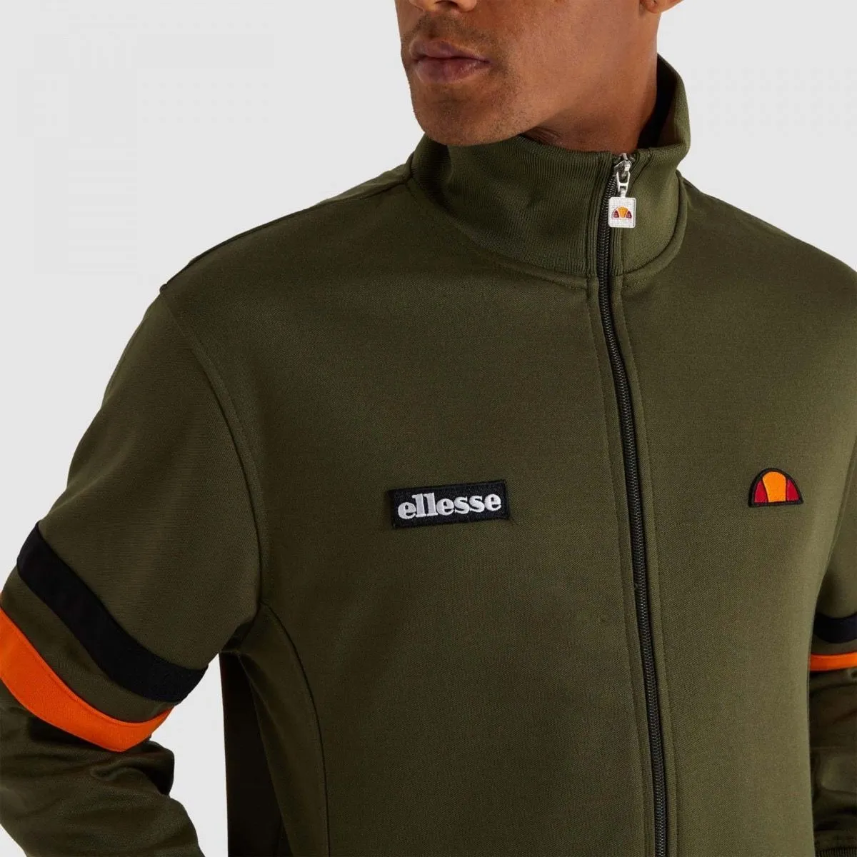 Ellesse Roma Track Jacket Khaki Apparel