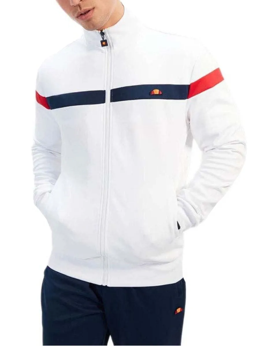 White Spinella Track Jacket by Ellesse