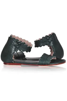 Emerald Midsummer Sandals: Online Shopping for Trendy Footwear.