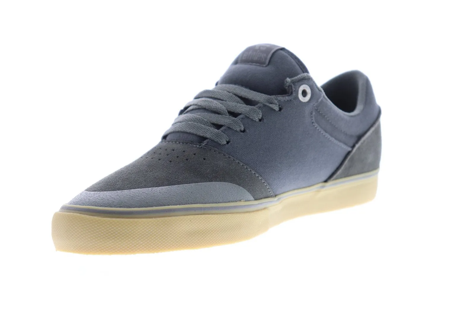 Etnies Marana Vulc Gray Suede Low Top Lace Up Skate Sneakers Shoes