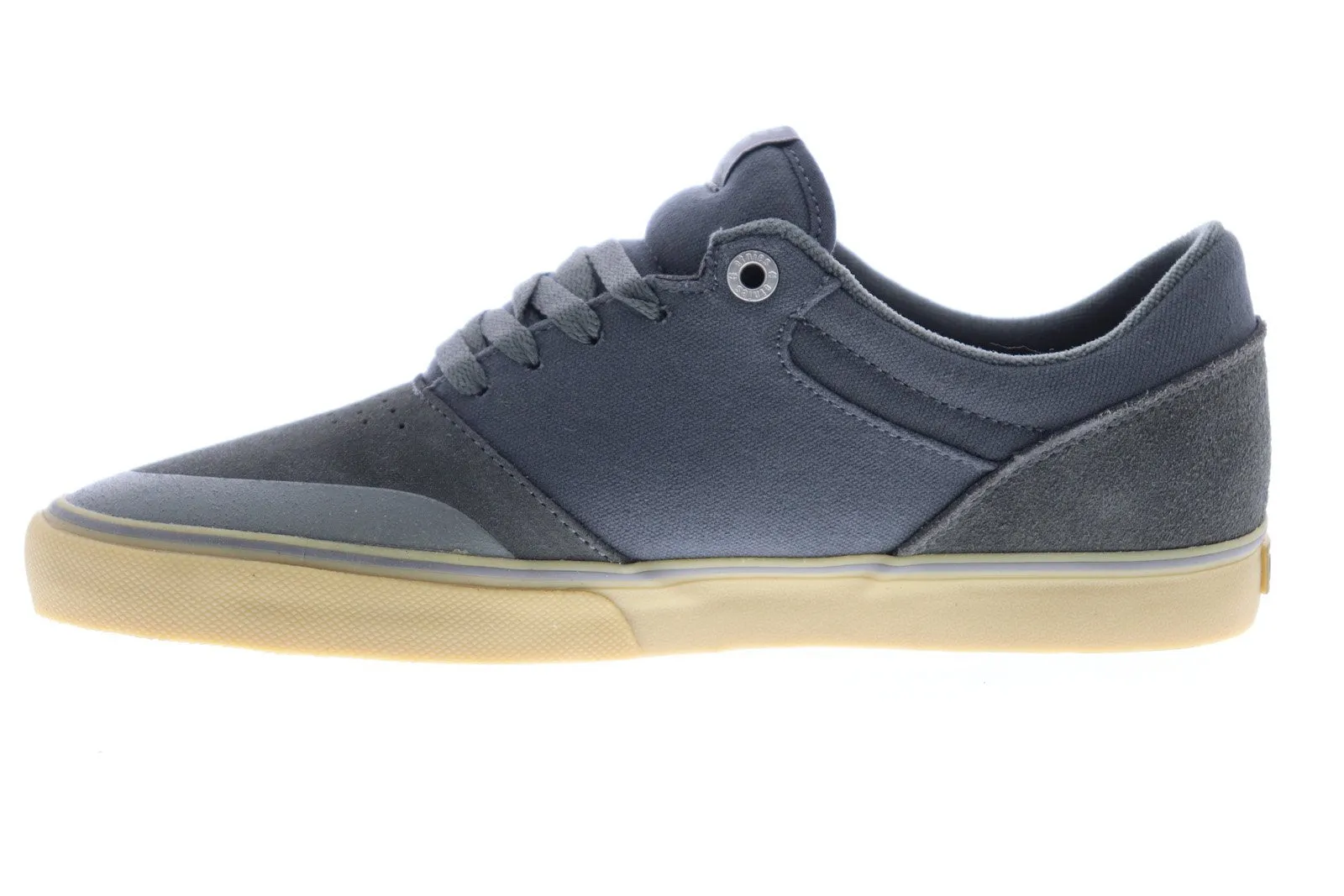 Etnies Marana Vulc Gray Suede Low Top Lace Up Skate Sneakers Shoes