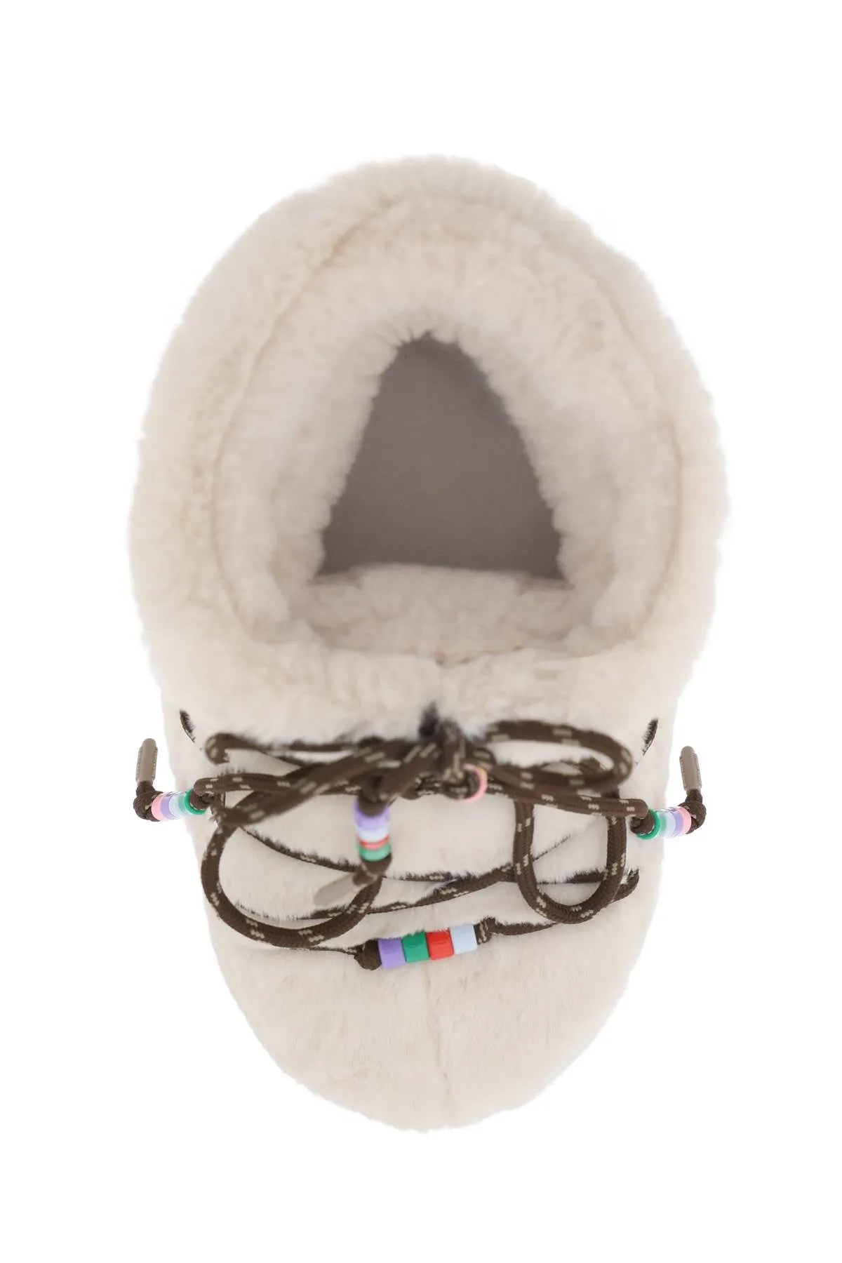 Faux Fur Beaded After Ski Boots - Icon Low