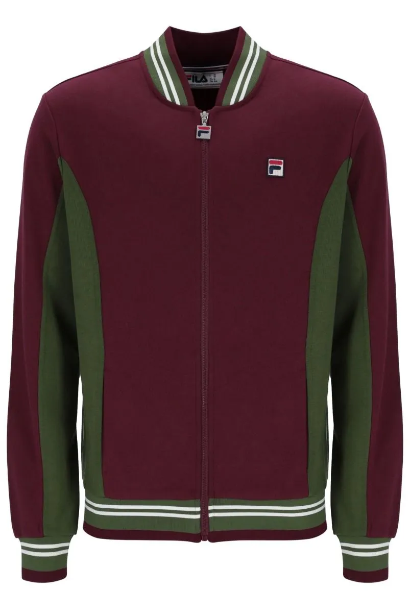 Fila Settanta Track Jacket Windsor Wine Apparel