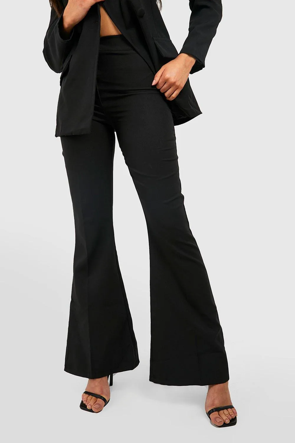 Flare Fit Tailored Trousers