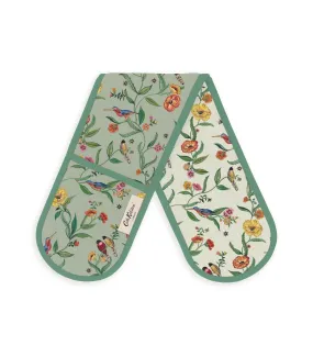 Floral Pattern Double Oven Mitt