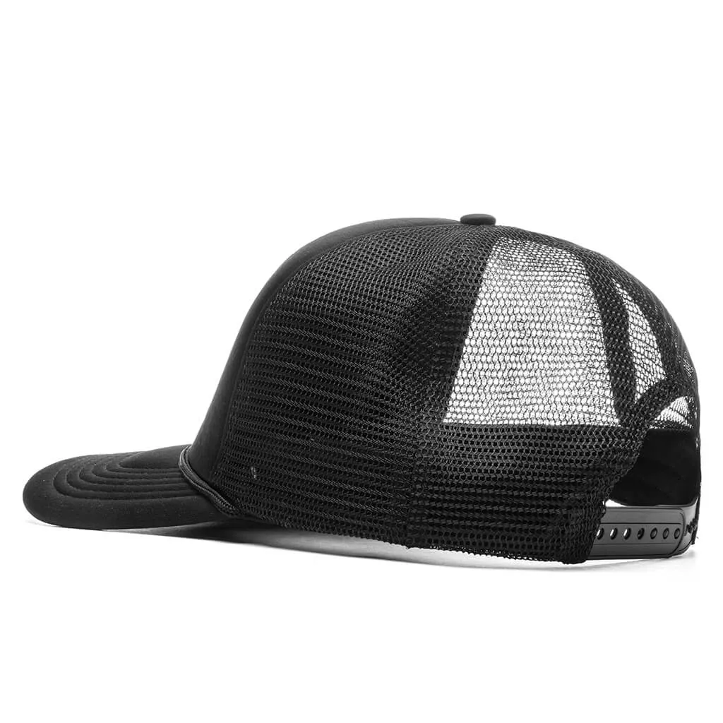 Black Trucker Cap for Men