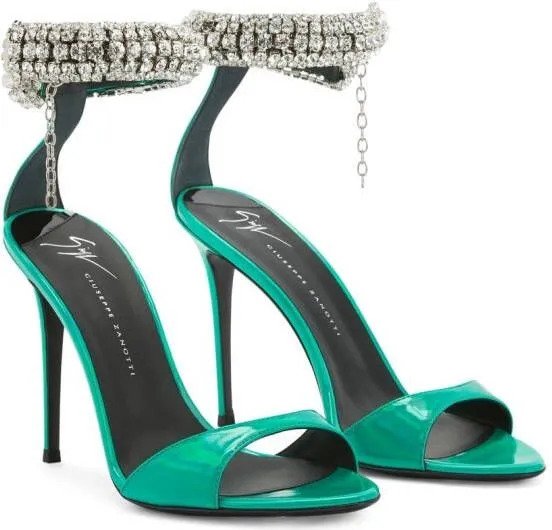 Giuseppe Zanotti Green Sandals