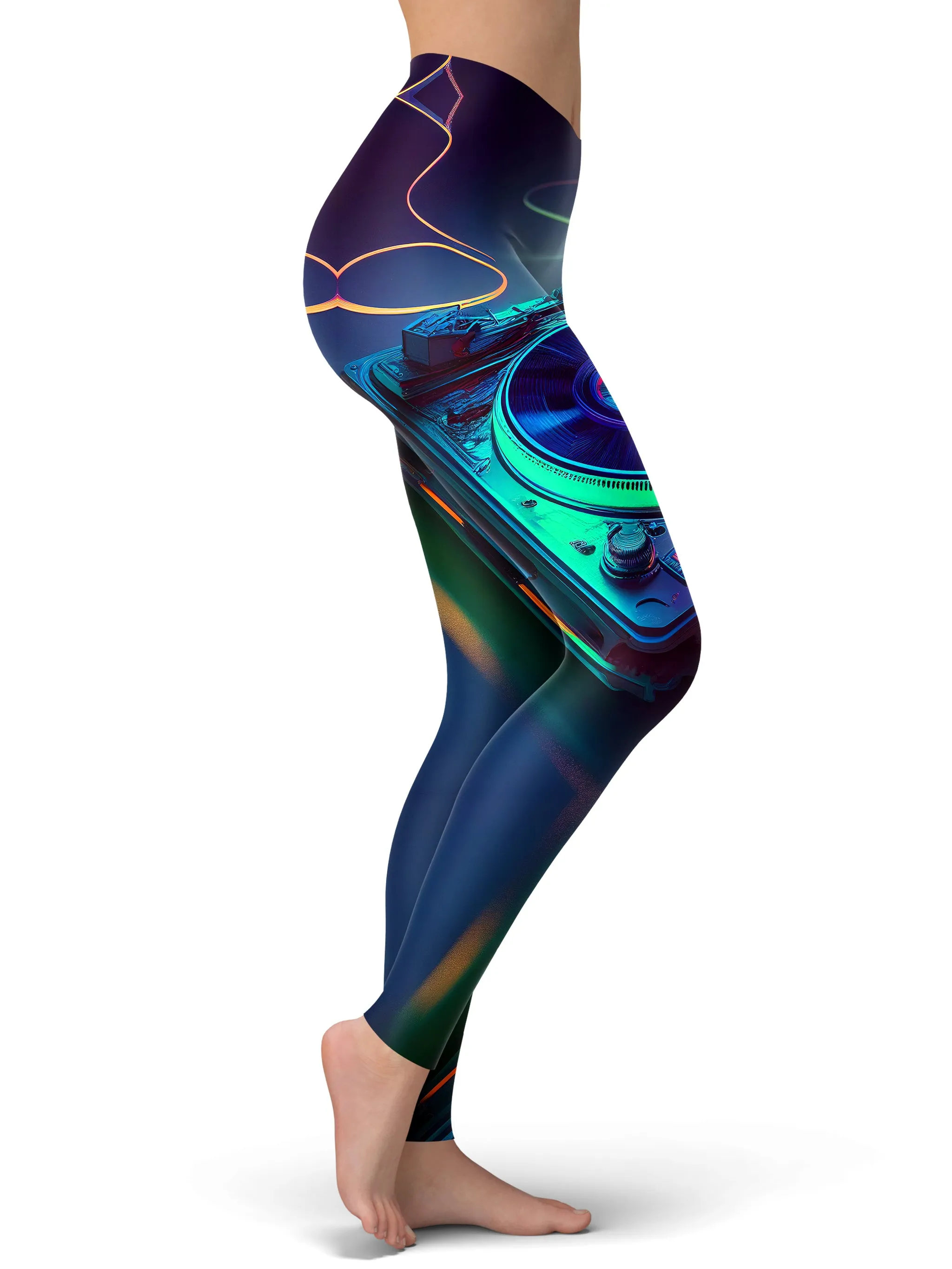 Glow-in-the-dark DJ Leggings