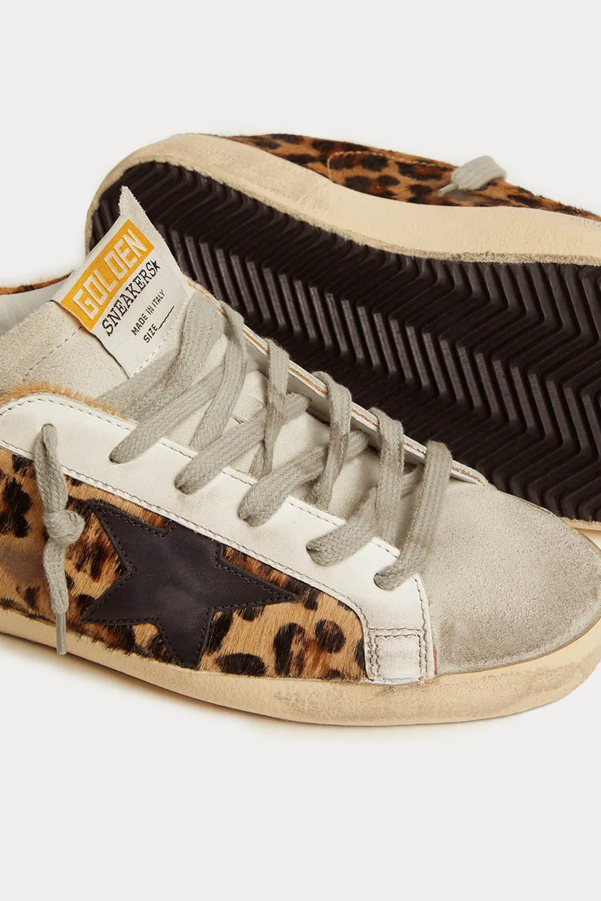 Golden Goose Leopar Super-Star Sneaker, Fashionable Footwear