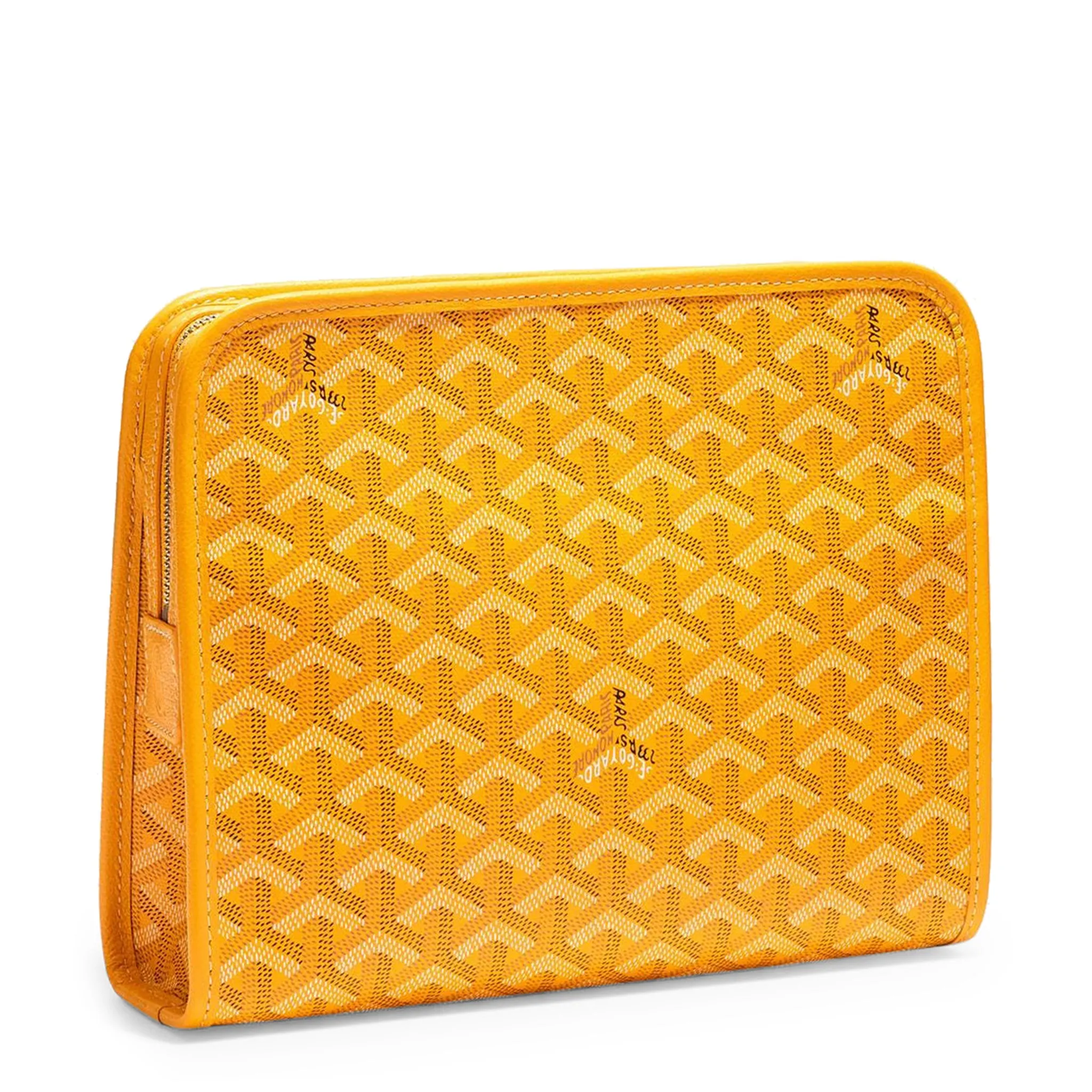 Goyard Jouvence MM Yellow Cosmetic Bag