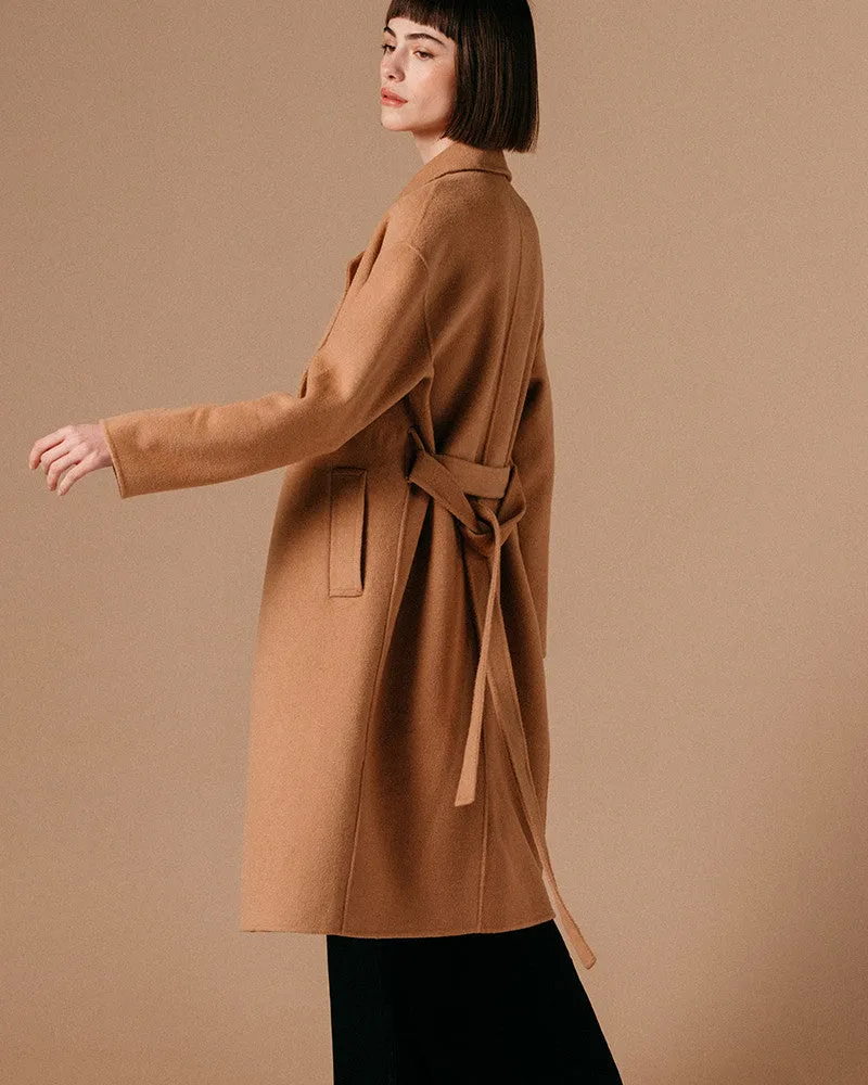 Grace Mila Lilano Camel Coat