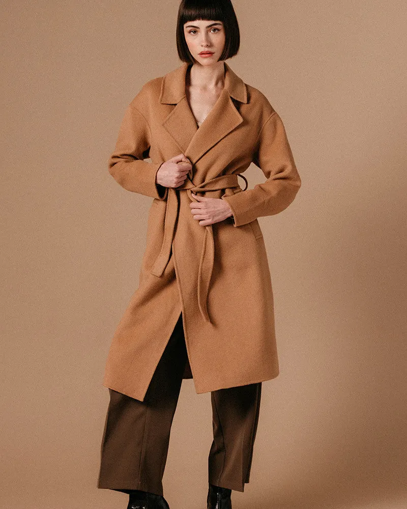 Grace Mila Lilano Camel Coat