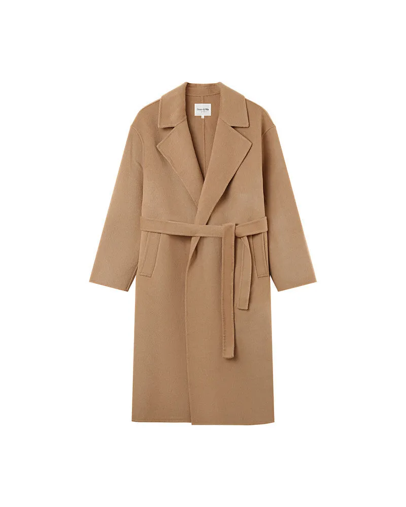 Grace Mila Lilano Camel Coat