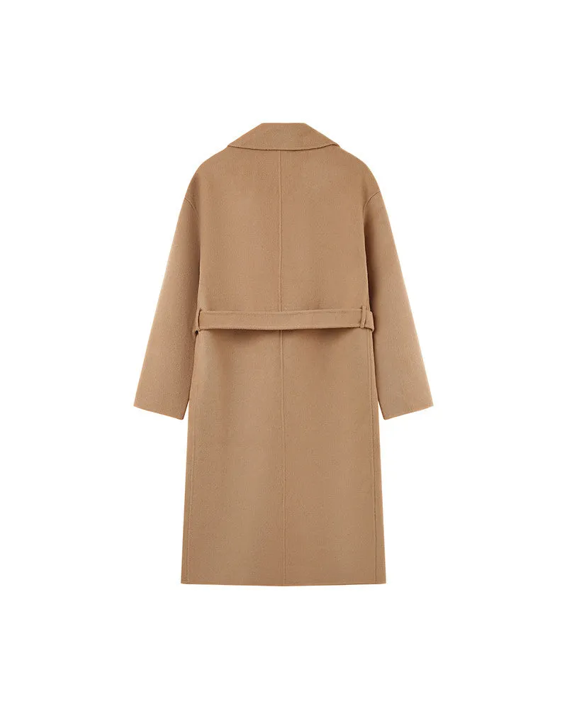 Grace Mila Lilano Camel Coat