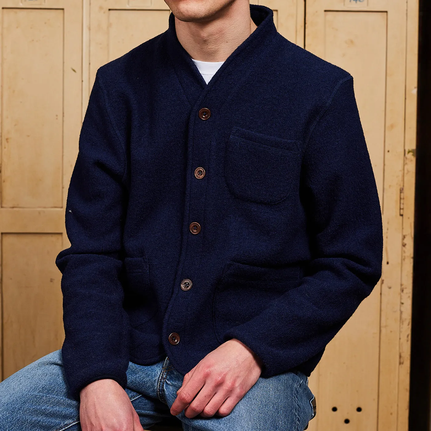 Grant Wool Knit Cardigan