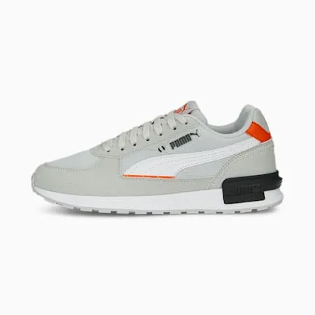 Glacial Gray-PUMA White-Rickie Orange-PUMA Black Graviton Sneakers for Youth 8-16 years