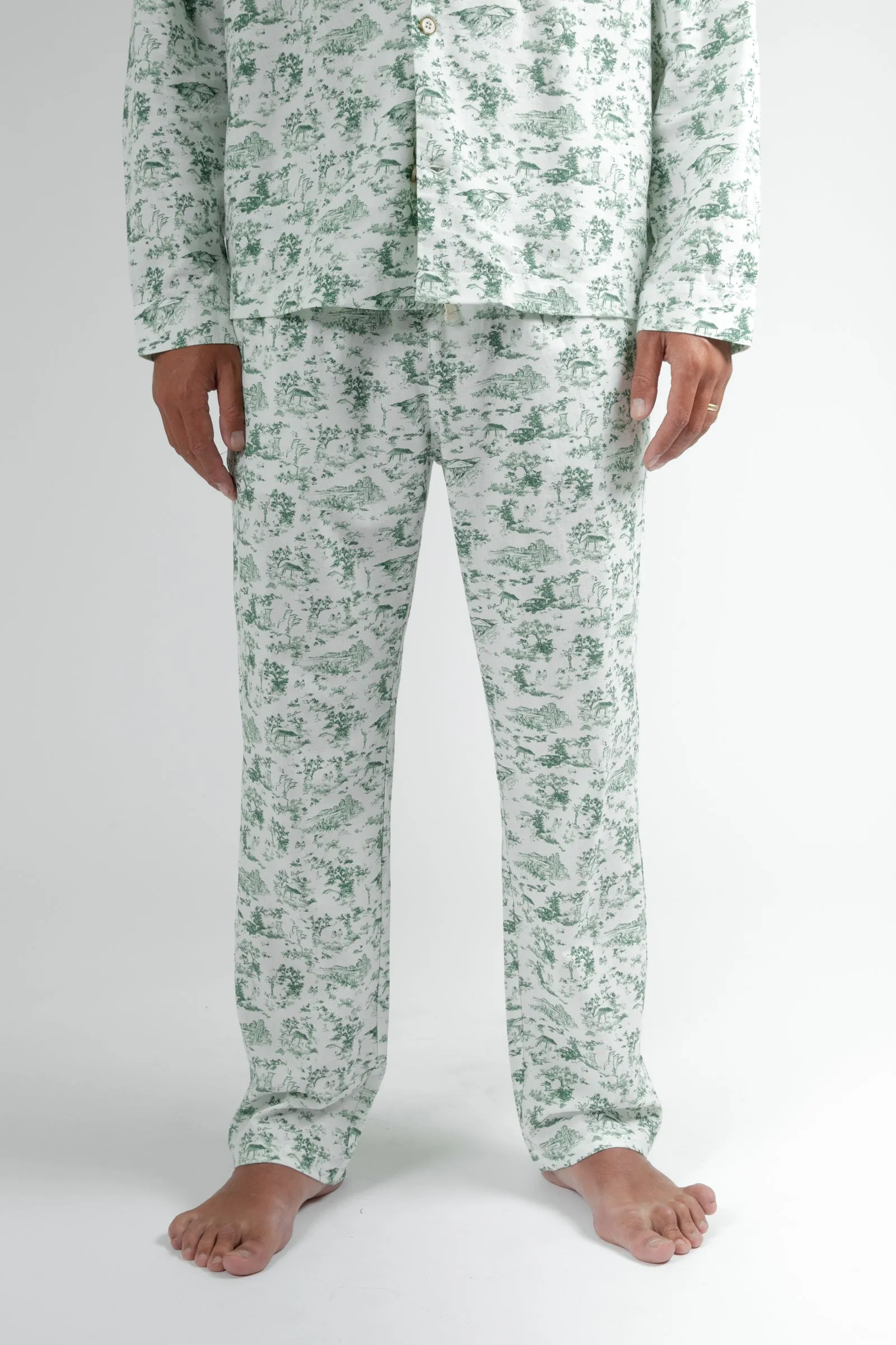 Green Christmas Pajama Pants