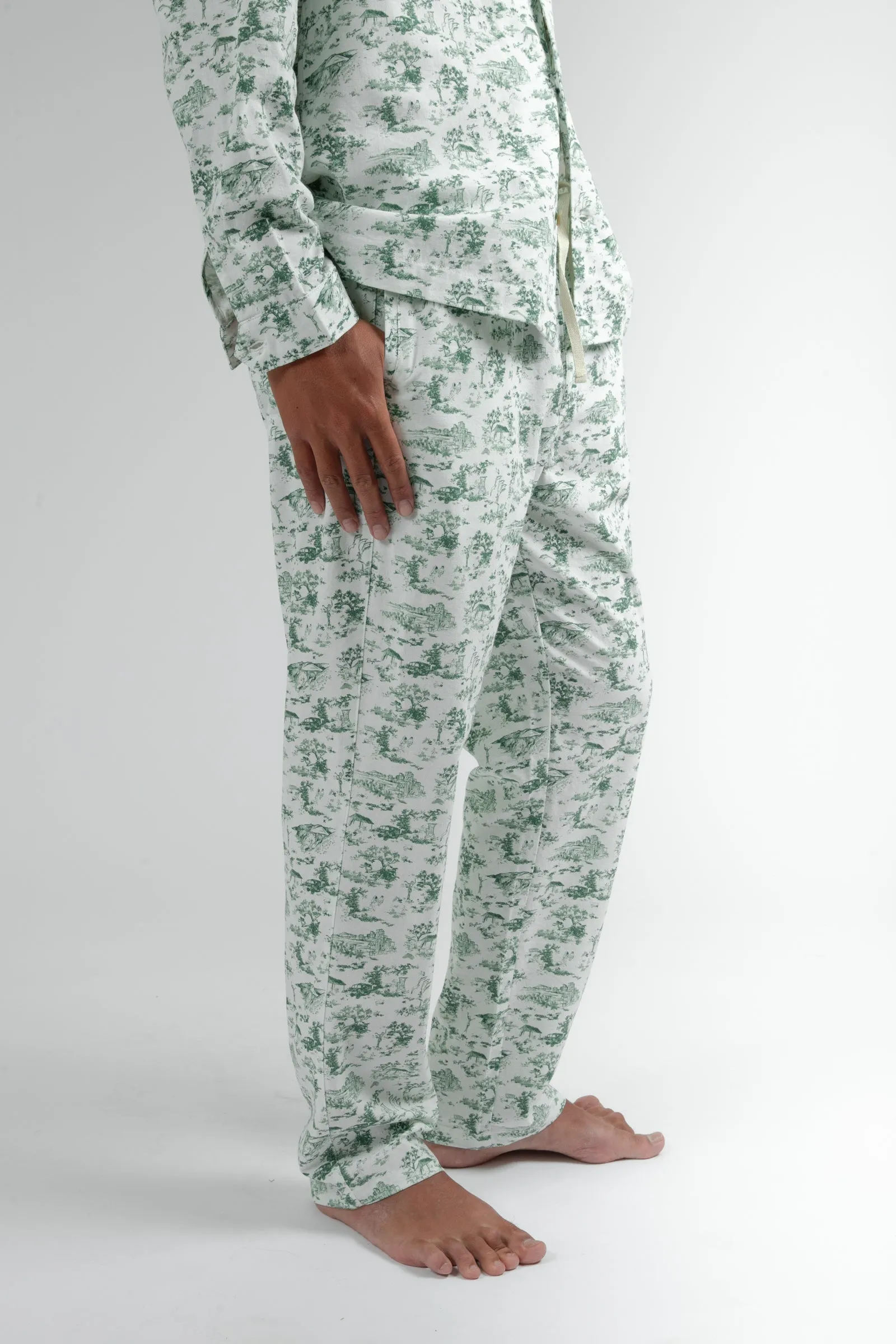 Green Christmas Pajama Pants