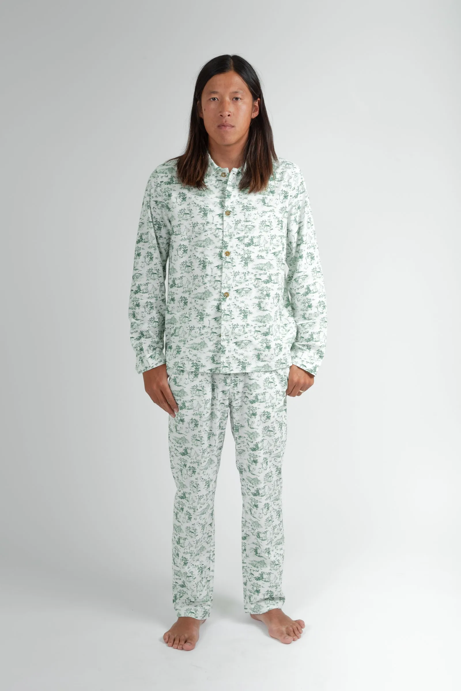 Green Christmas Pajama Pants