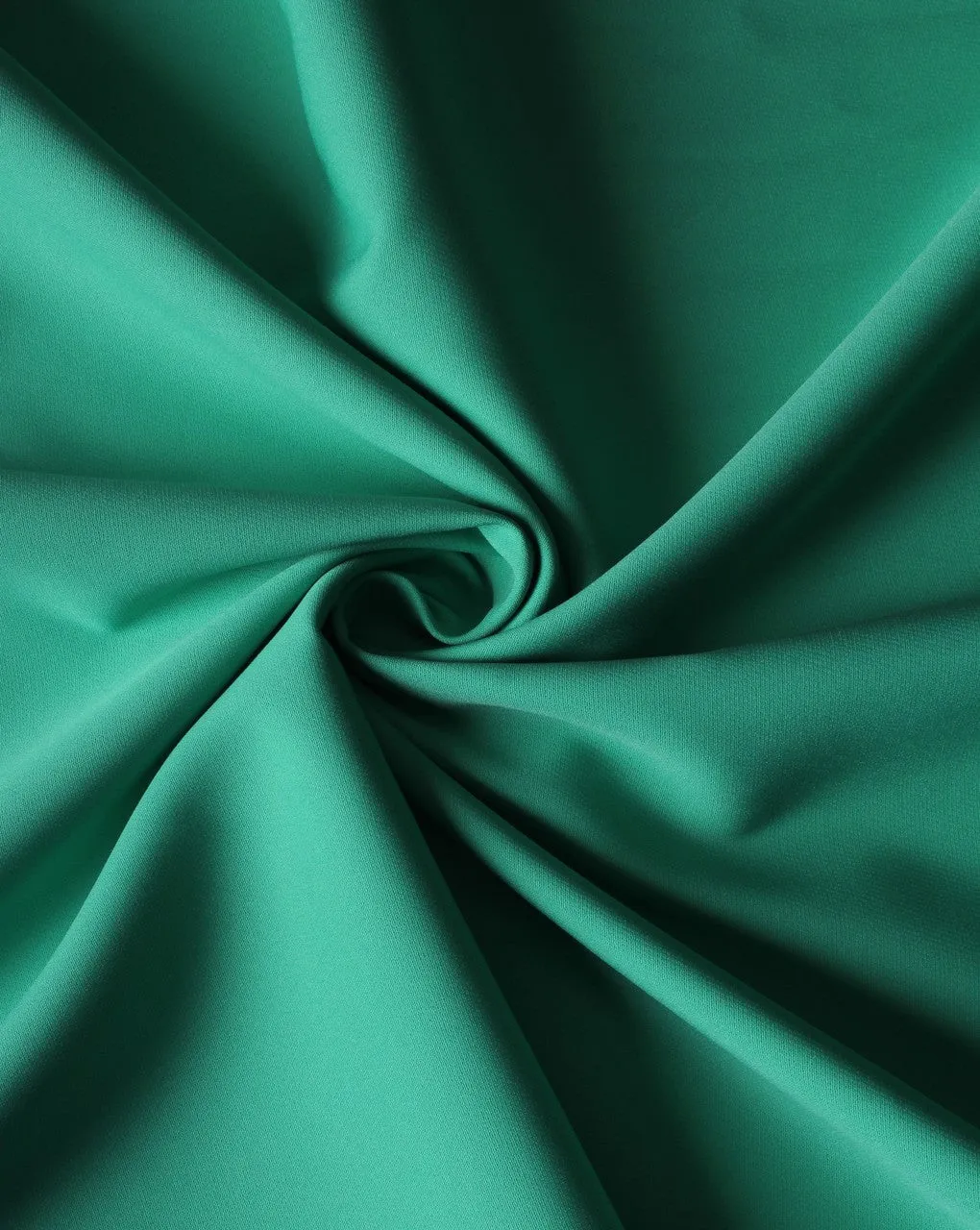 Green Polyester Crepe Fabric