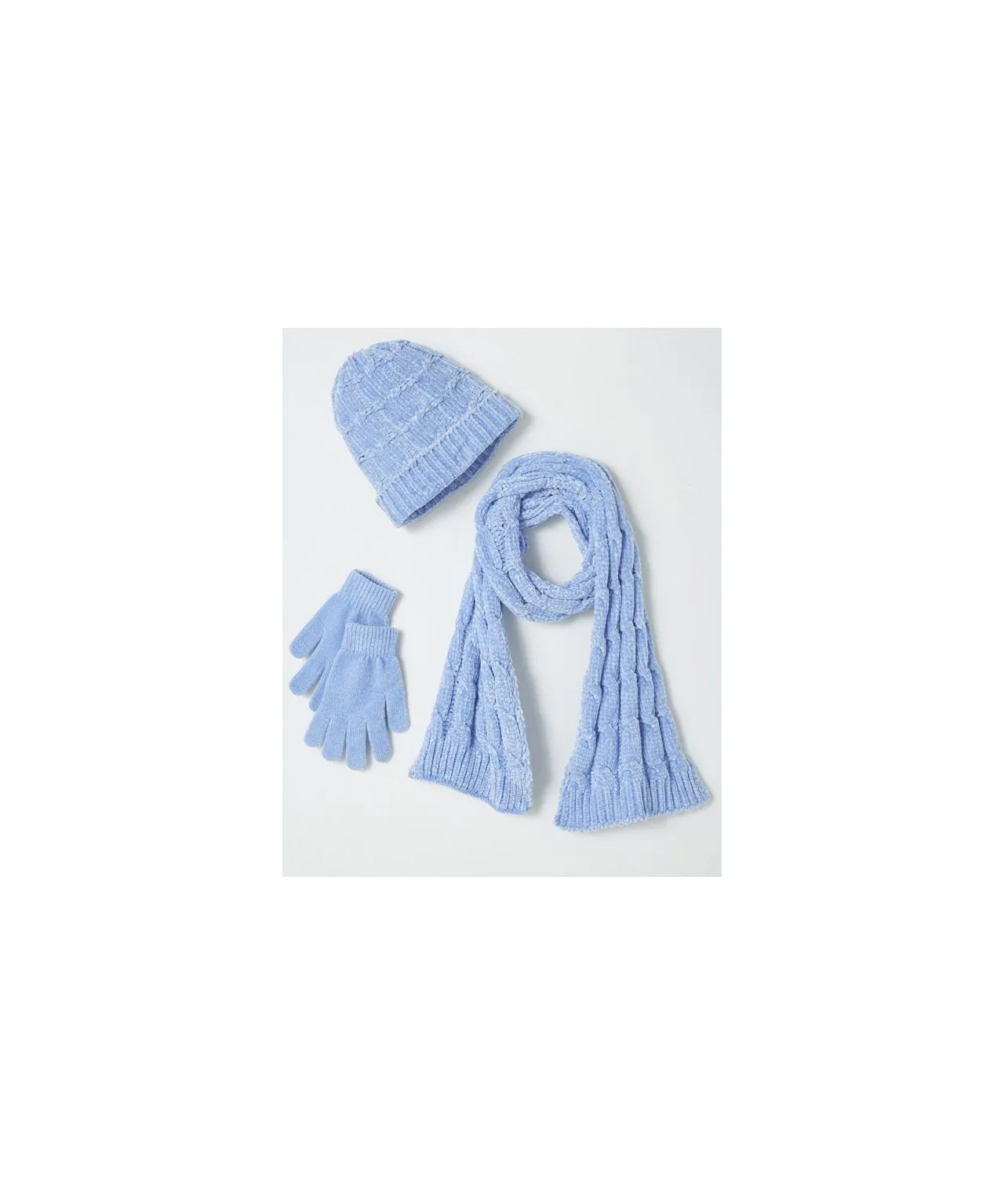 Fashionable Hat, Scarf and Glove Set