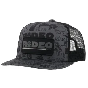 Black Rodeo Pattern Cap by Hooey