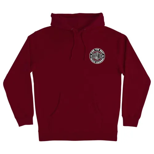 Independent Trucks Summit Pullover Maroon/Grey Skateboard Hoody